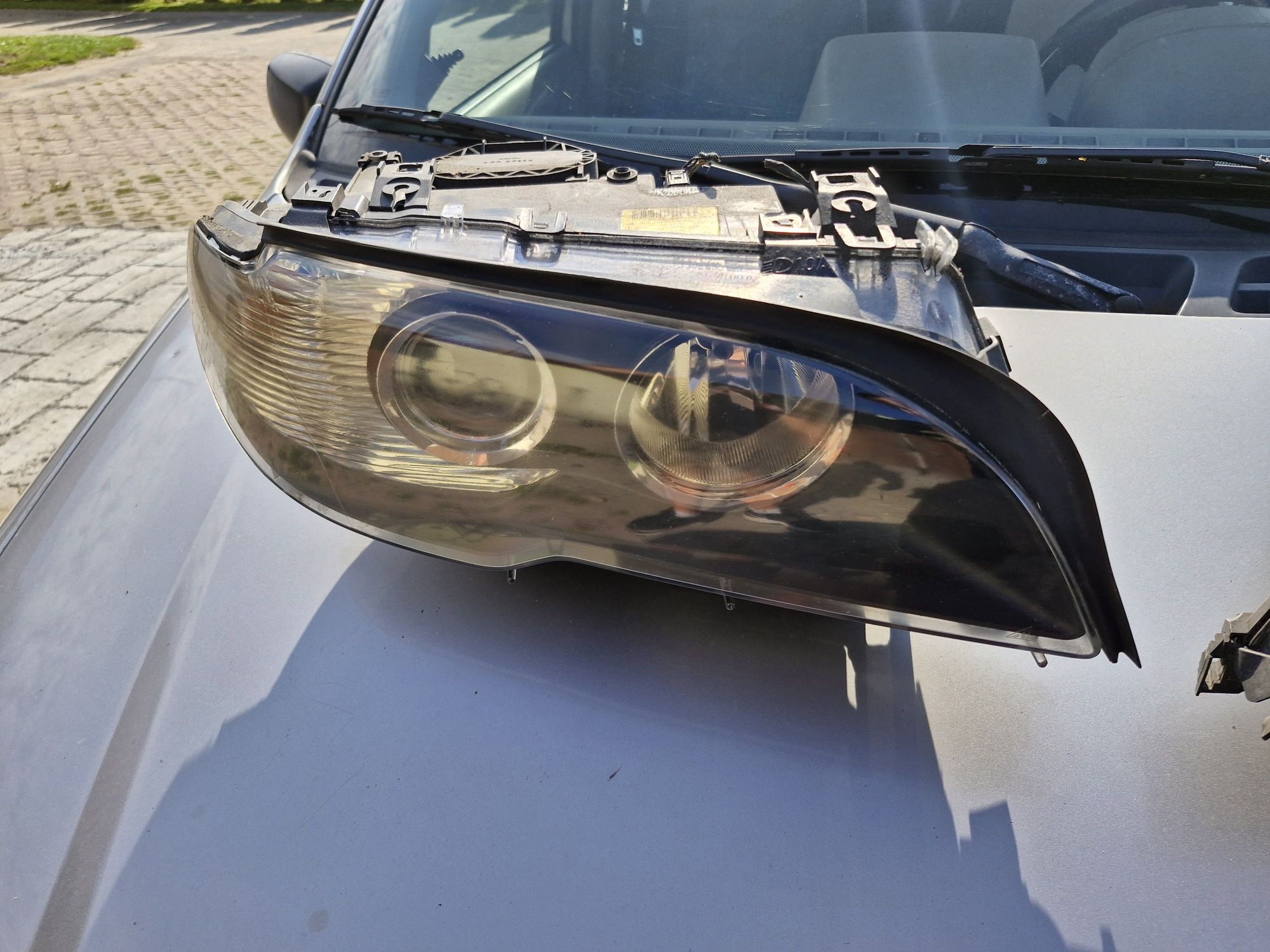 Bmw e46 coupe lift lampy przednie komplet soczewka