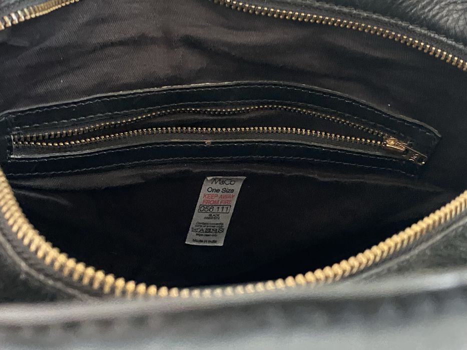 M&Co torebka duża skora naturlana włosie naturalne