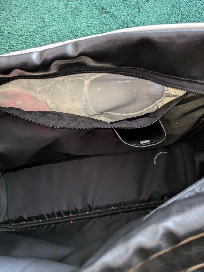 Torba listonoszka na ramię kot w okularach