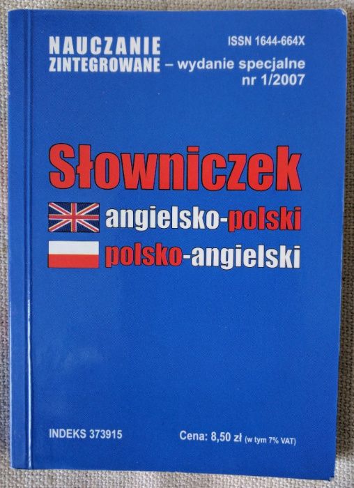 Słowniczek angielsko-polski i polsko-angielski