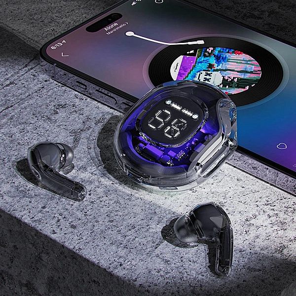 Acefast T8 słuchawki bezprzewodowe Bluetooth TWS różowe