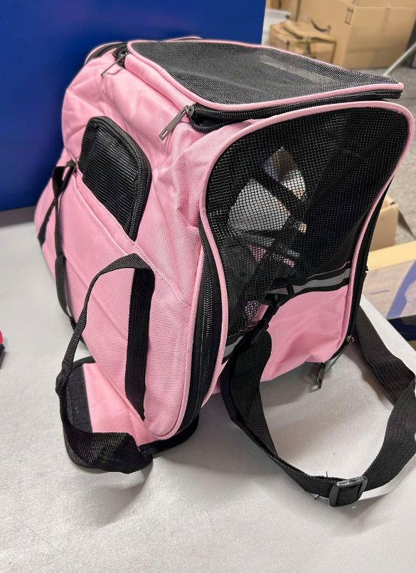 Transporter • Różowy • Torba Podróżna Dla Psa Kota do 10kg ‼️ Lotniczy