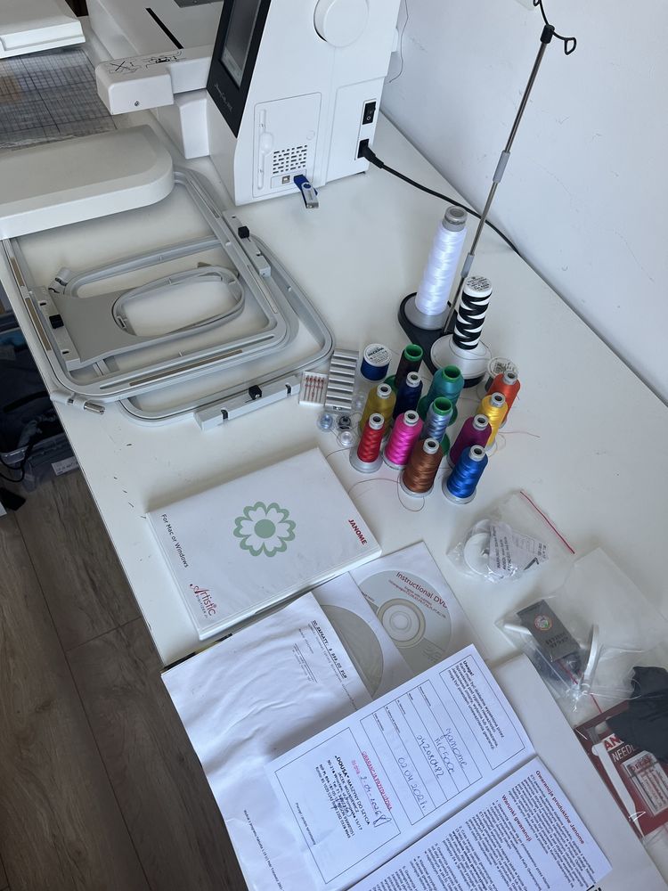 Hafciarka Janome MC 500E + program Artistic Digitizer + dodatki GWARA