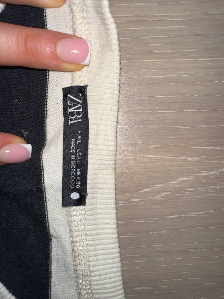 кофта в полоску zara