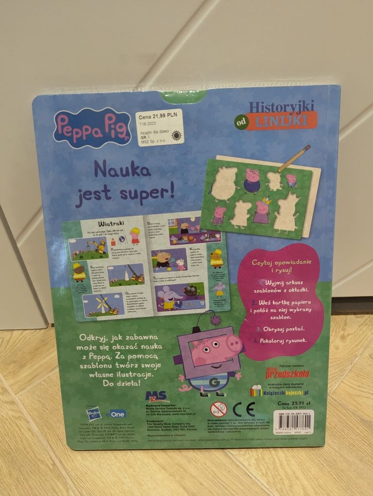 Peppa Pig. Historyjki od linijki. Nauka jest super!