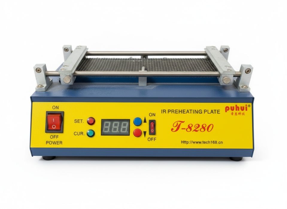 Переднагрівач плат PUHUI T-8280 керамічний, розмір поверхні 280X270мм