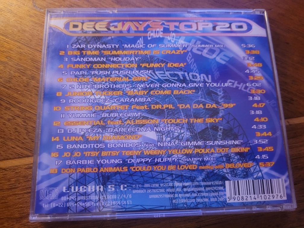 CD Dee Jay's Top 20 Vol.3 Łucka S.C 1999