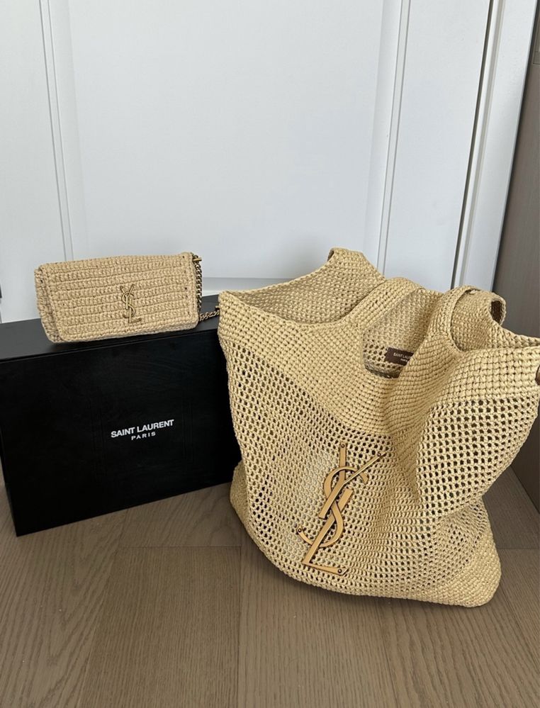 Шопер ysl трендовий yves saint laurent сумка сумочка літня брендова