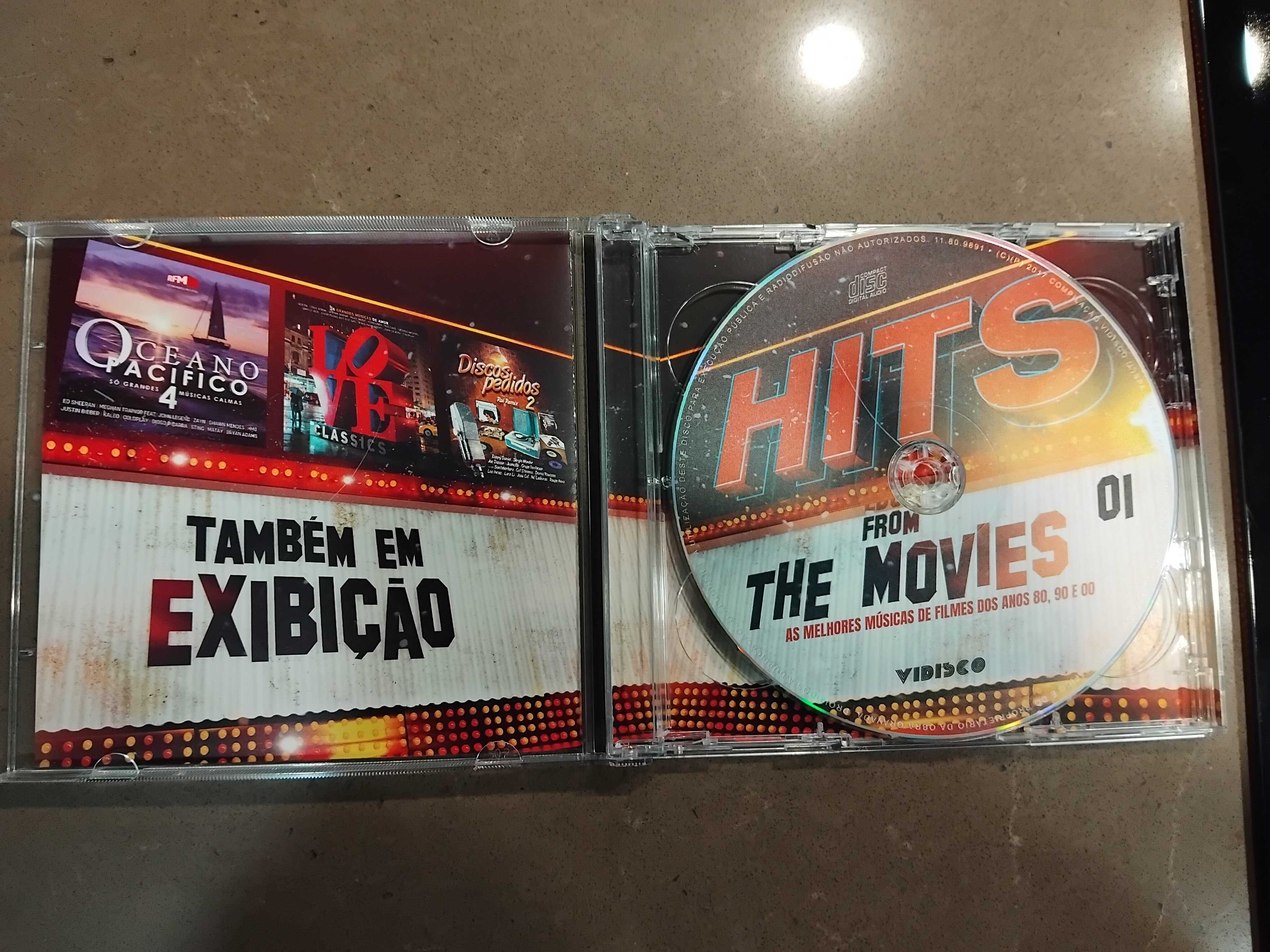 Cd duplo from the Movies 80,90 e 2000