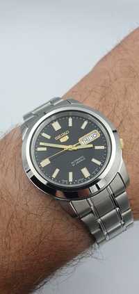 Seiko 5 Sports Automatic SNKK17J1 - Black + Gold - JDM - Made in Japan