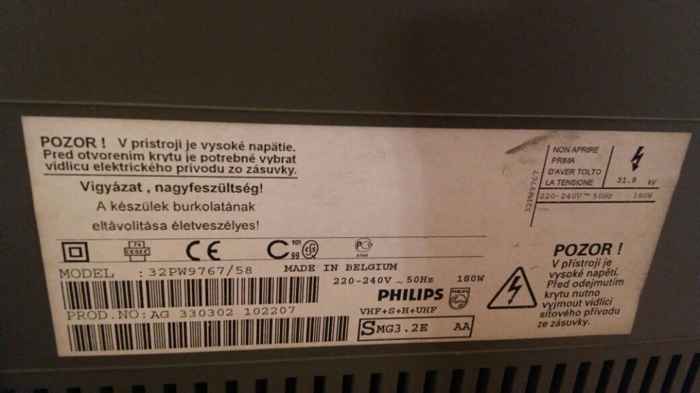 Telewizor Philips stary vintage prl 90te kolekcjonerski boho