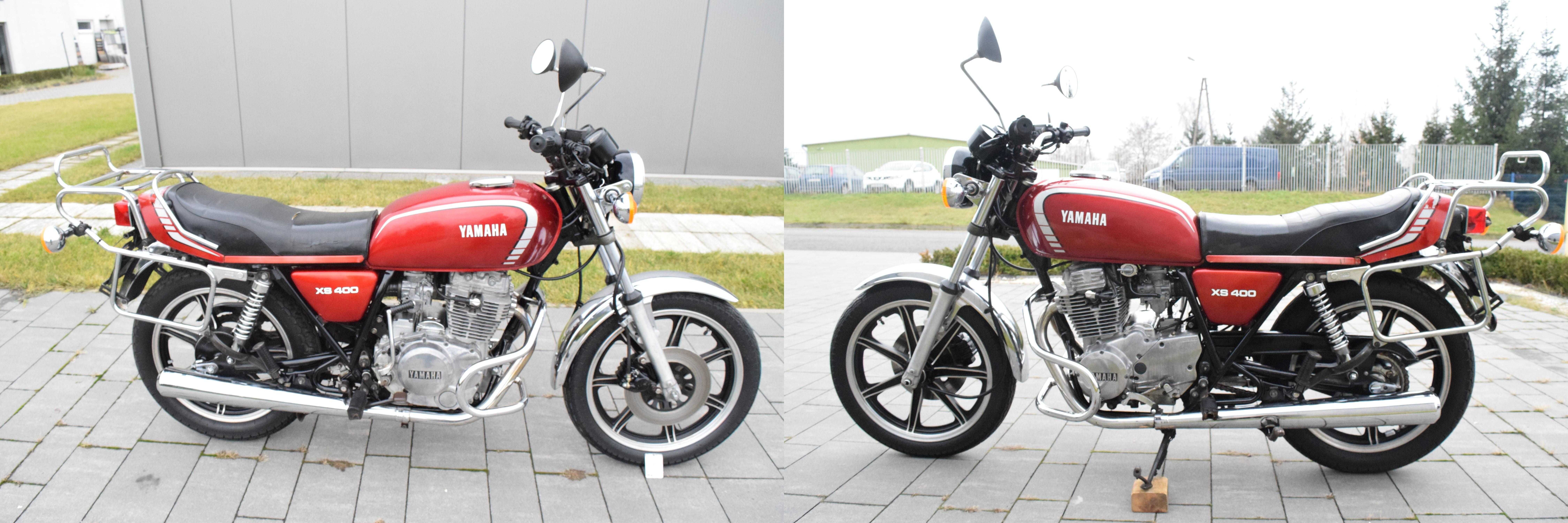 Yamaha XS 400 82r. 1 ręka! piękny klasyk, dodatki, z DE, na A2 ***