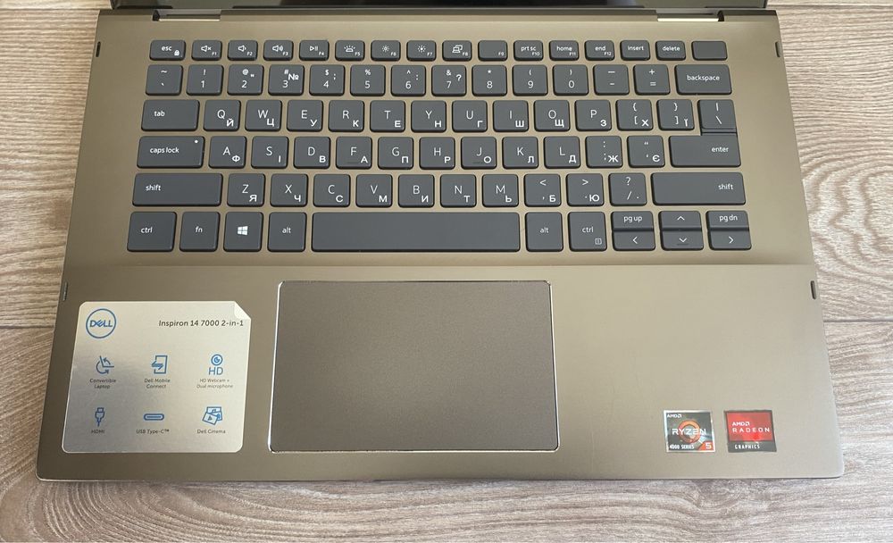 Dell Inspiron 14 7405 | ryzen 5 4500u | 8gb | 256gb ssd m2 | FHD Touch