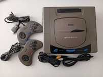 Sega Saturn HST-3210 + 2 pady HSS-0101 kable Japonia NTSC-J
