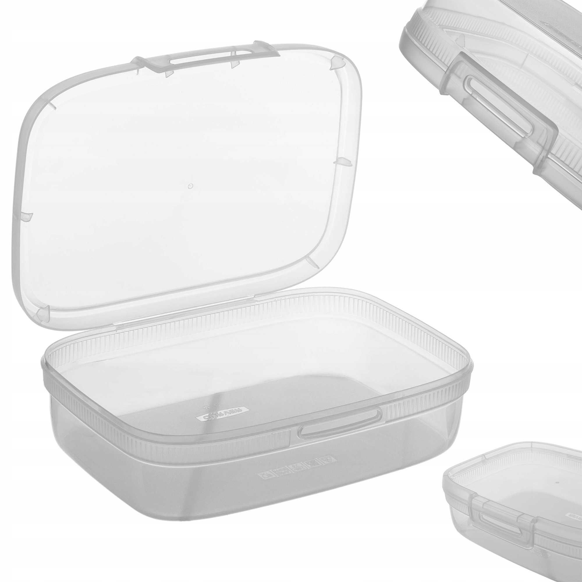 CURVER Zestaw Pojemników SNAPBOX 0,25l+0,4l+1,3l+1,8l Transparentne