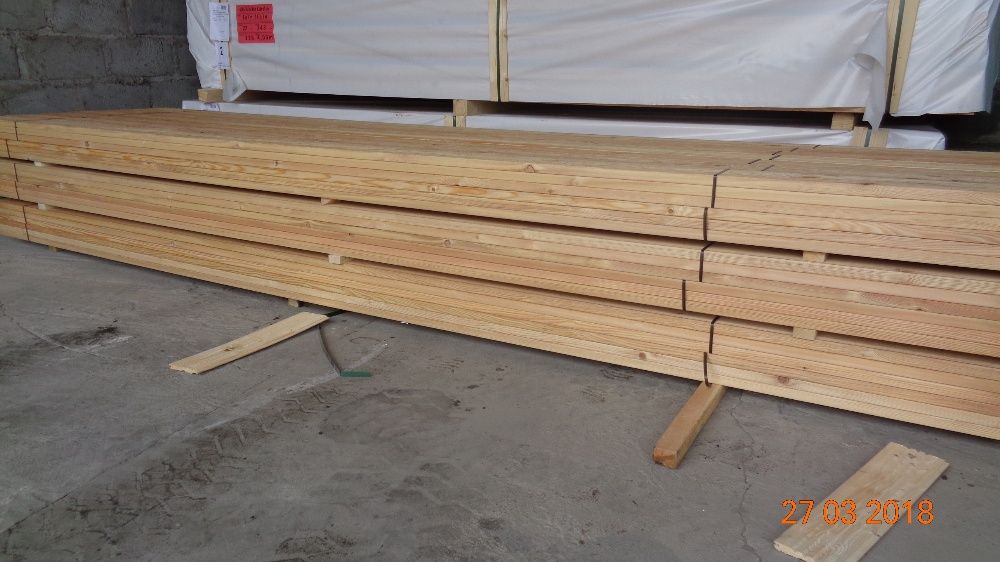 Deska Tarasowa ryflowana 24 x142 mm Modrzew SYBERYJSKI KL.A/B