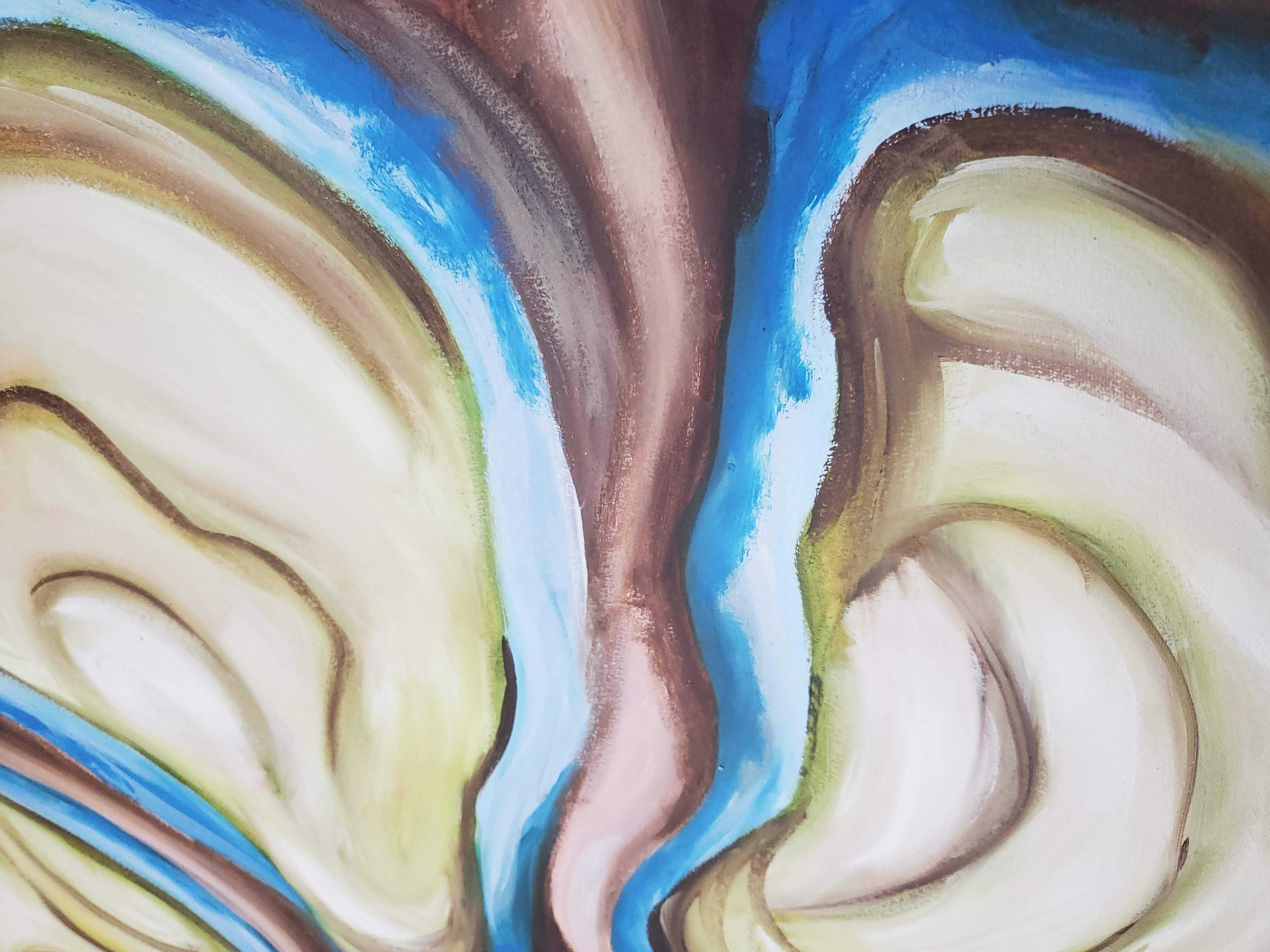 Formas abstratas de ostras 80 × 100 cm