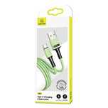 USAMS Kabel U52 USB-C 2A Fast Charge 1m zielony