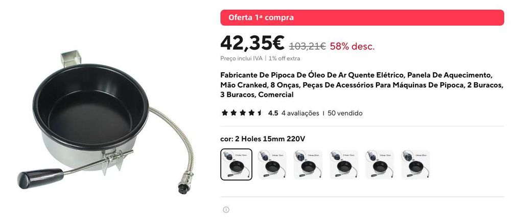 Vendo  carrinho de pipocas originl e único