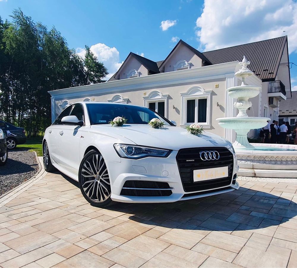 Auto do ślubu AUDI A6 Audi A6 S-line wynajem samochód wesele