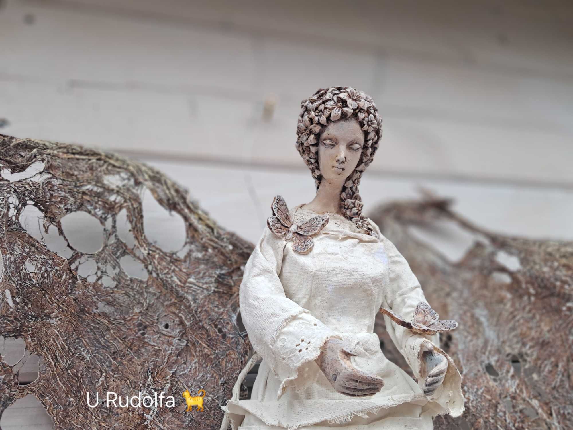 Anioł handmade,rękodzieło z pawertexu na chrzest, komunie,dzień matki.