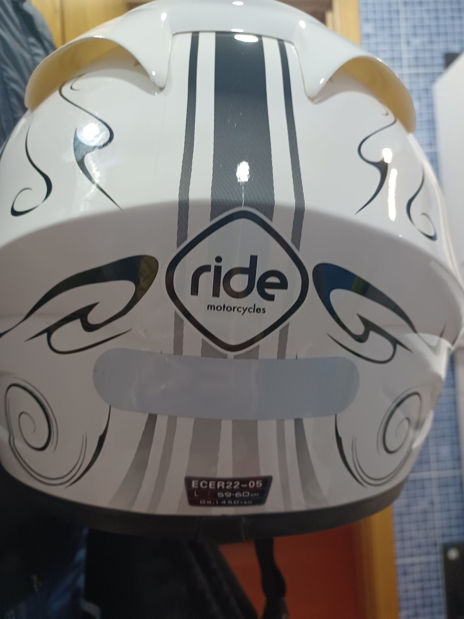 Capacete da marca ride