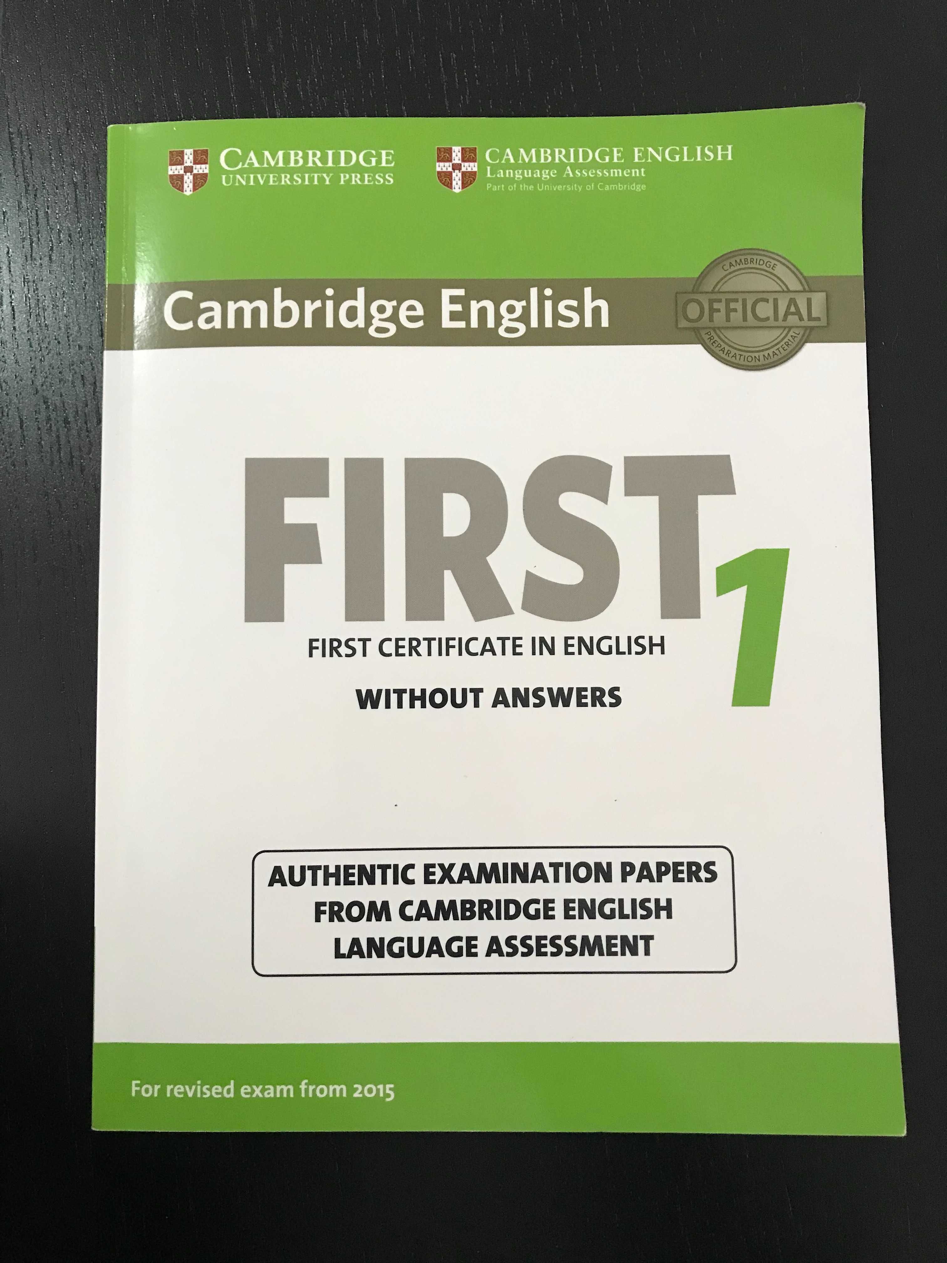 First Cambridge English - FCE English Exam