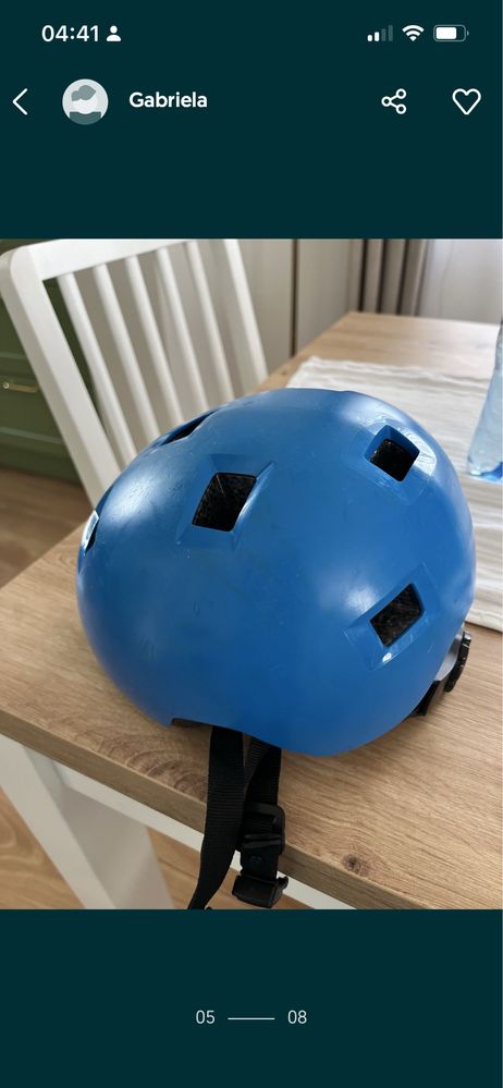 Kask decathlon rozmiar xs niebieski