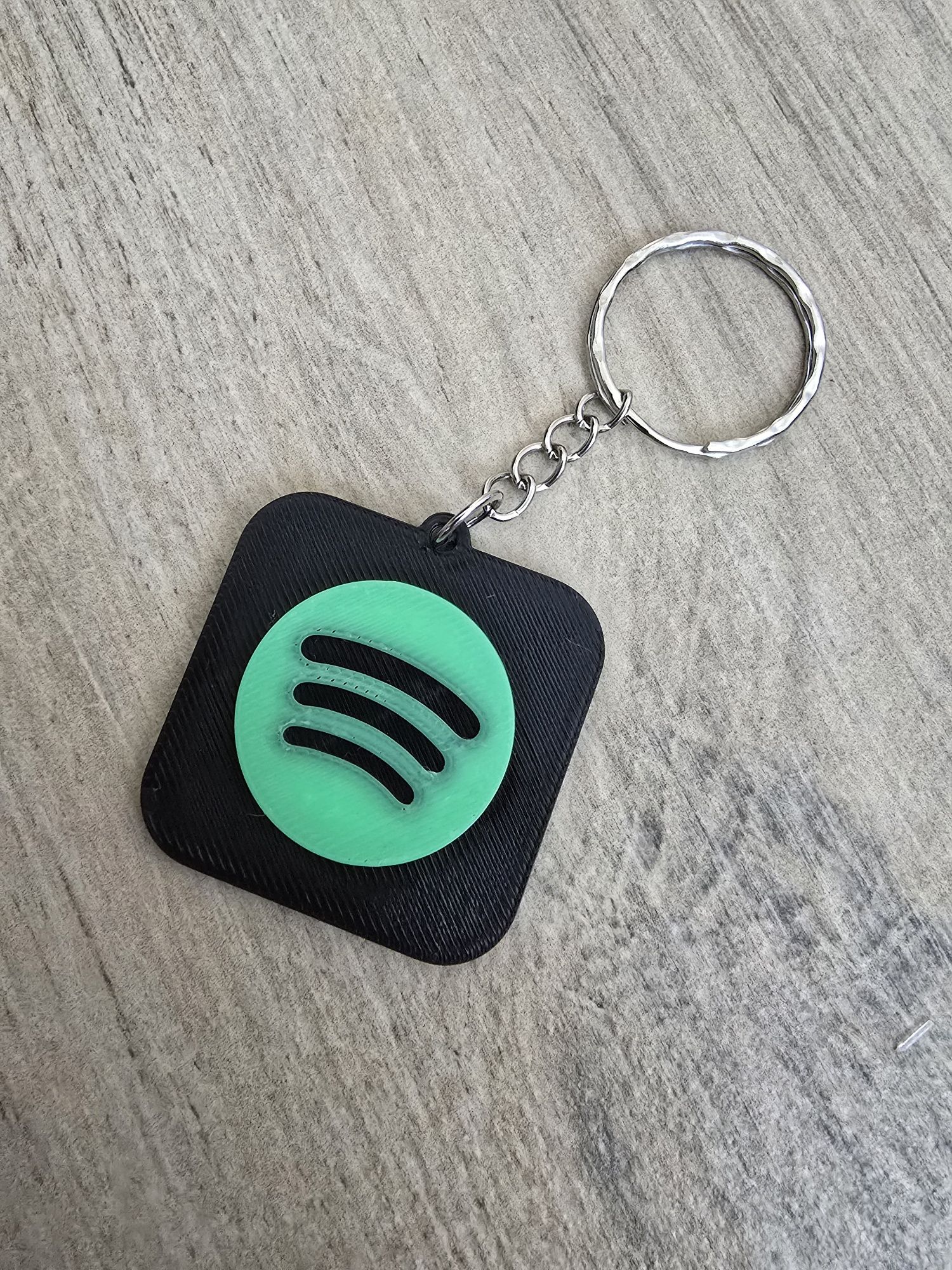 Brelok NFC Spotify - Zbliż i Słuchaj! - Druk3d Fidget Keychain