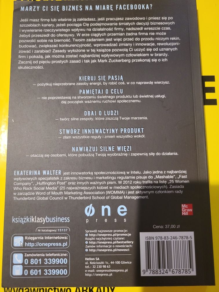 Myśl jak Zuck Ekaterina Walter