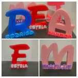 Letras Decorativas Personalizadas em 3D – Nome à Escolha