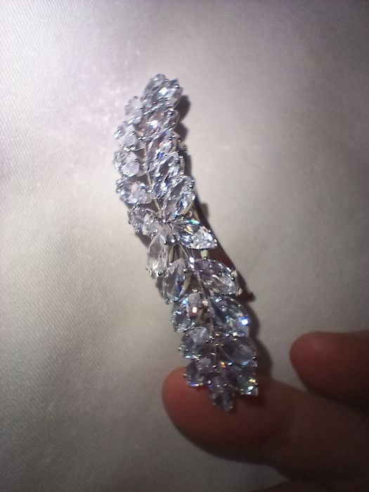 Заколка для волосся автомат з камінцями