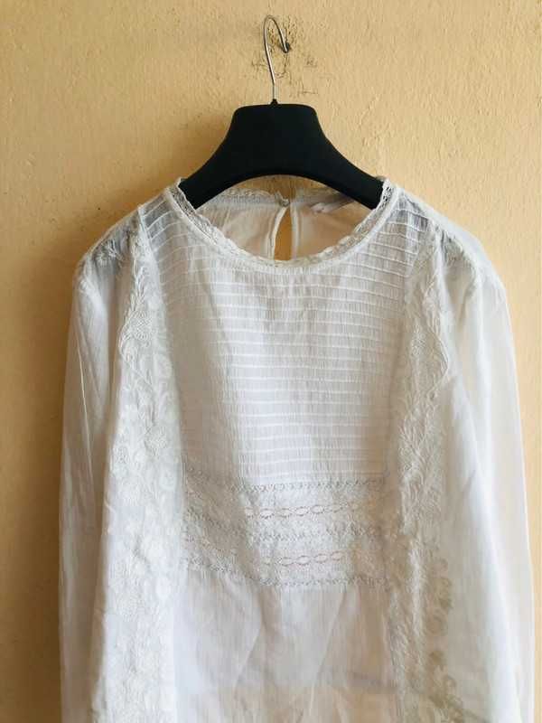Zara - jak nowa, przewiewna bluzka (L/XL) stan idealny
