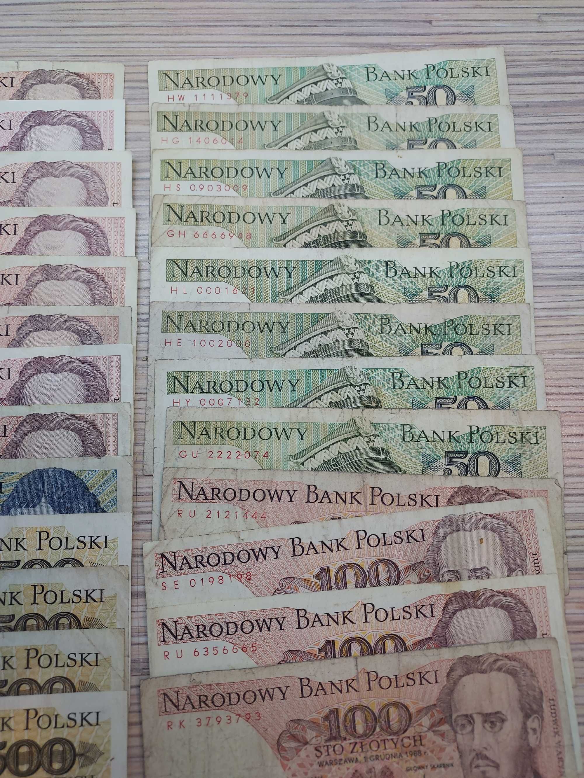 Starocie pamiątki z PRL banknoty niskie i ciekawe numery zamienię