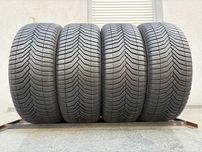 4szt całoroczne 215/55R17 Michelin 6,6mm 2022r Po jednym sezonie 4S163