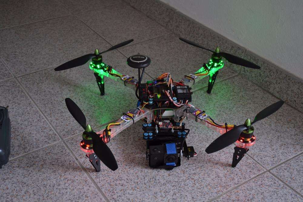 Drone FPV Q450 LED