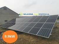 Montaż Zestaw hybrydowy 10kW +magazyn energii 10kWh /Fotowoltaika