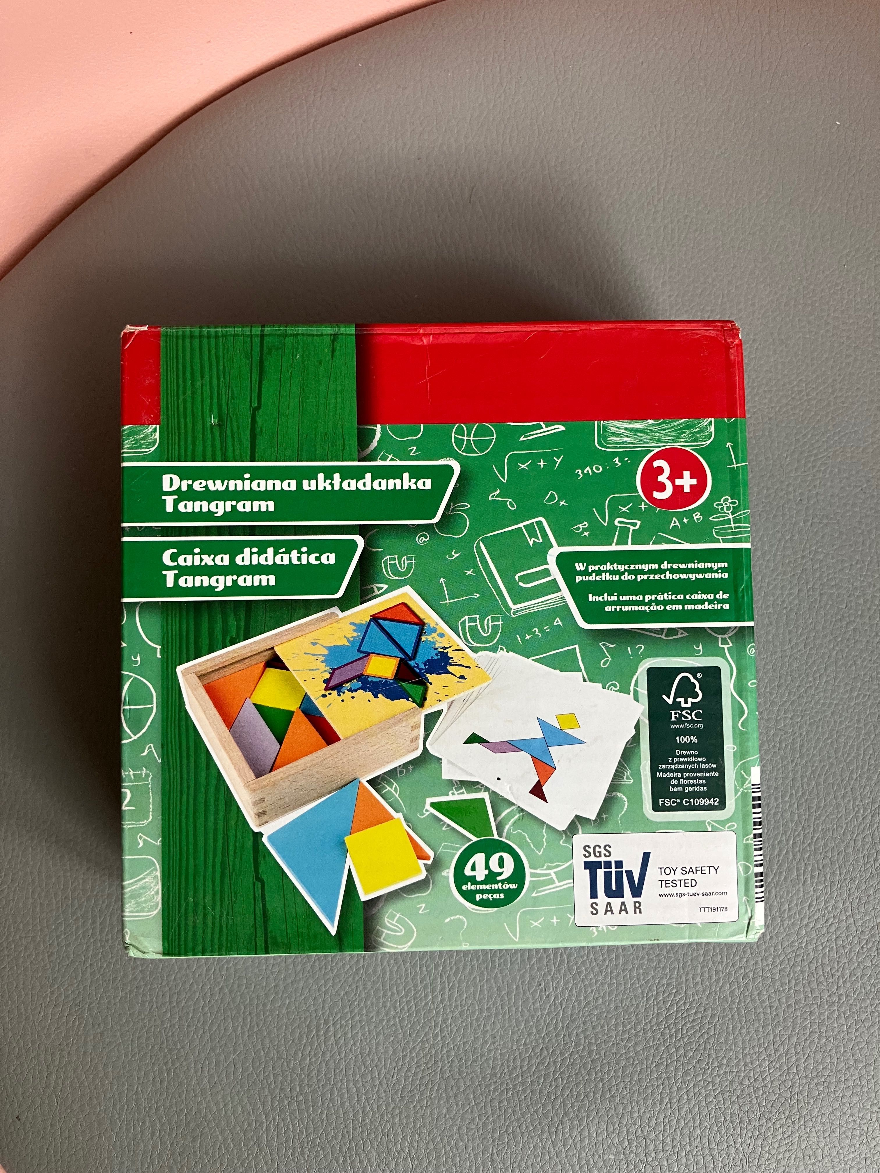 Tangram układanka drewniana Montessori