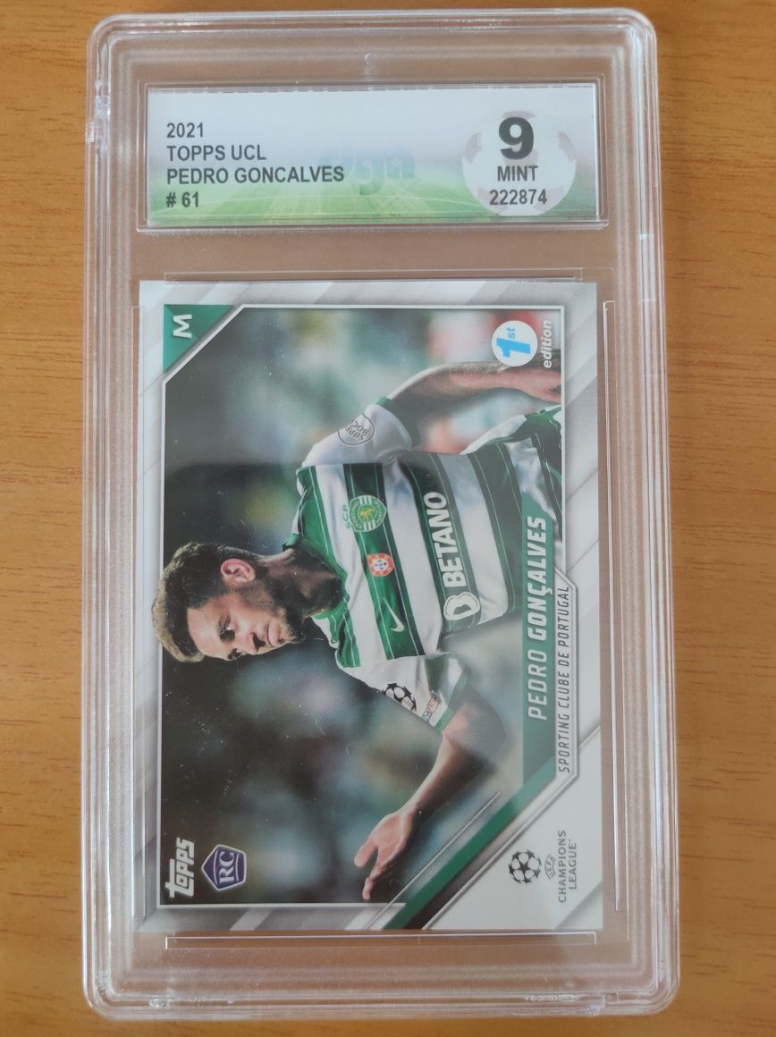 Pedro Gonçalves - Topps UCL 2021 - Sporting CP DGA/PSA 9