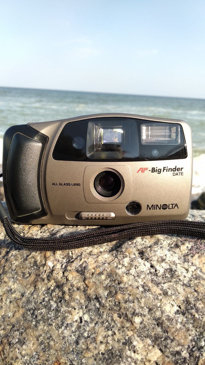Пленочный фотоаппарат Minolta AF-Big Finder, мыльница минолта олимпус