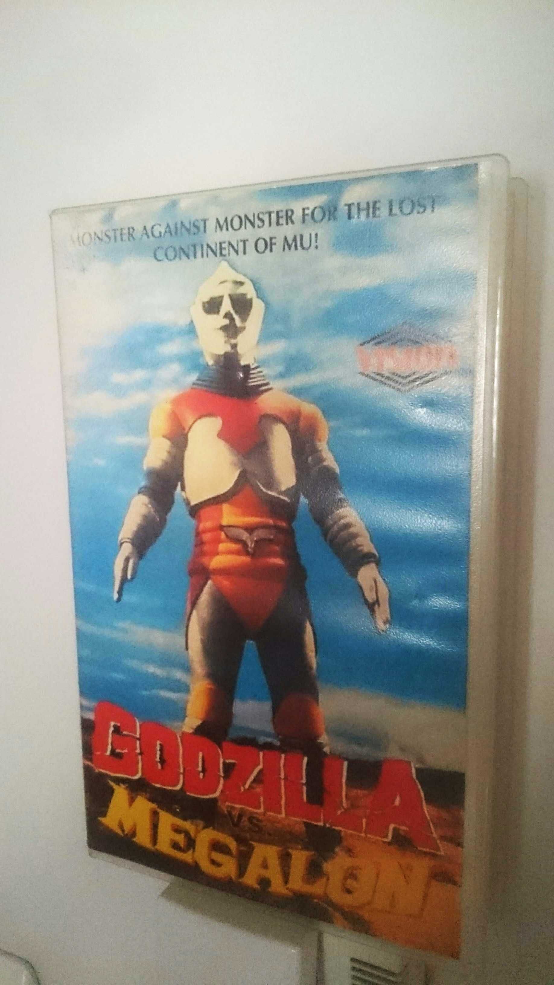 Godzilla vs Gigan / vs Megalon / Terror - VHS FILMY Kasety Zestaw