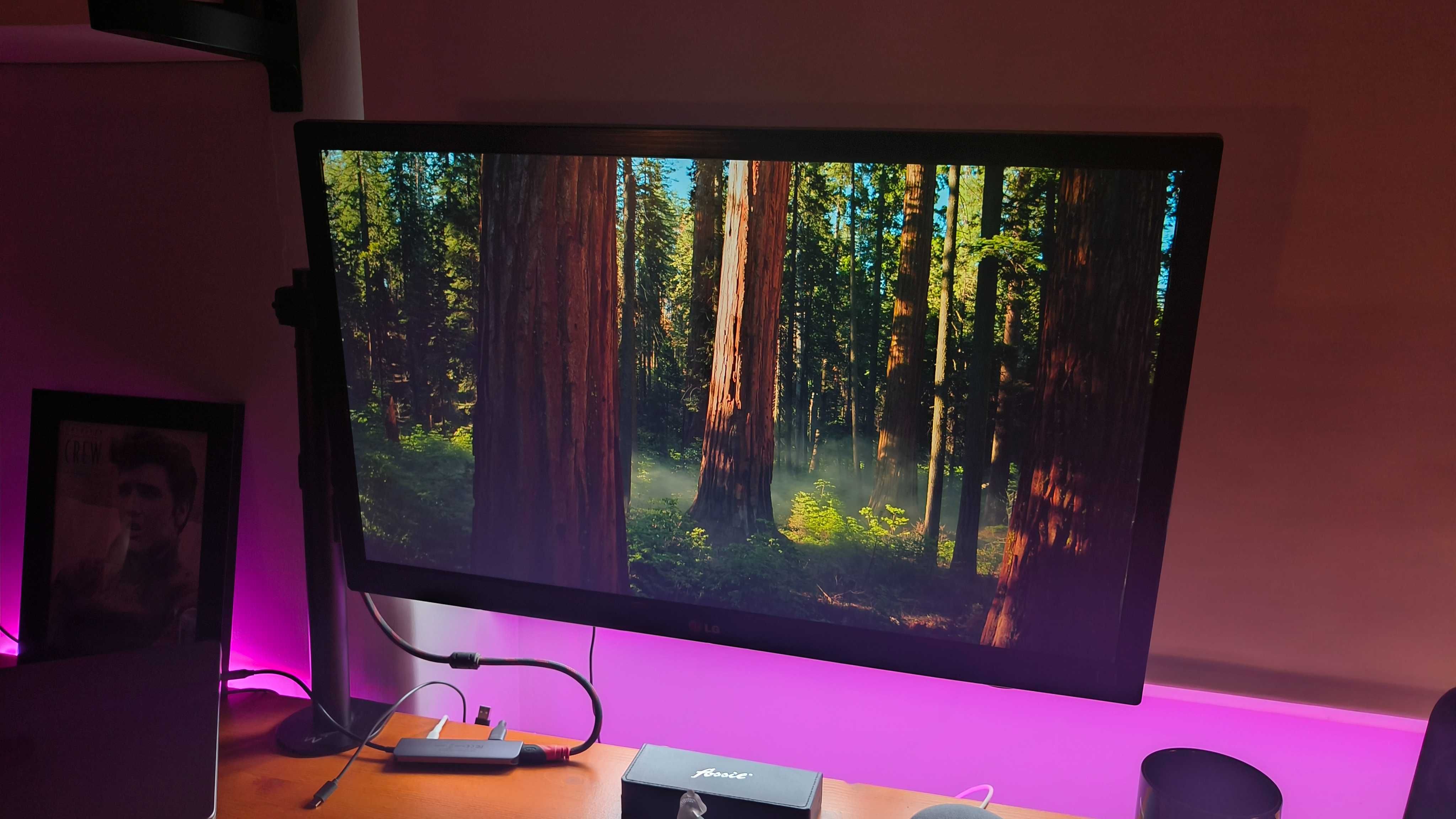 Monitor LG 27" IPS(27MP35HQ-B) + Braço de suspensão – Excelente estado