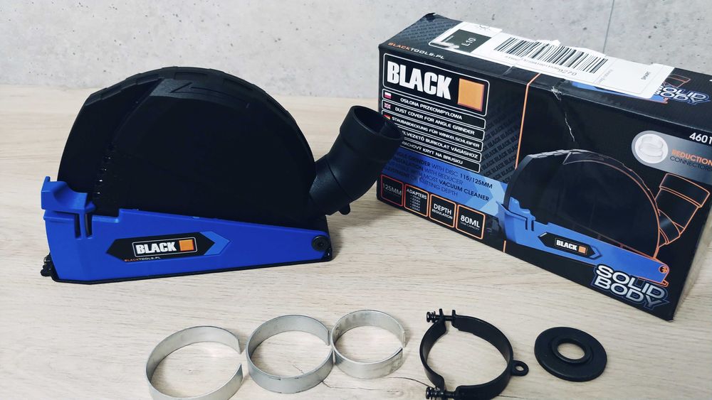 Osłona przeciwpyłowa do szlifierki 125 mm