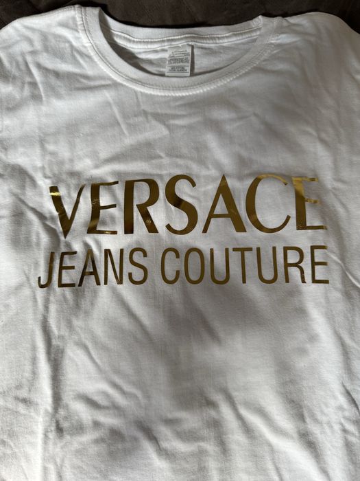 Koszulki damskie z logo Versace