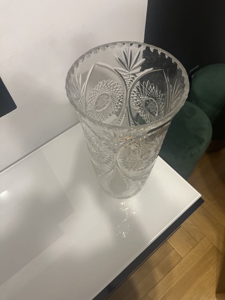 Wazon krysztal 35 cm Zawiercie