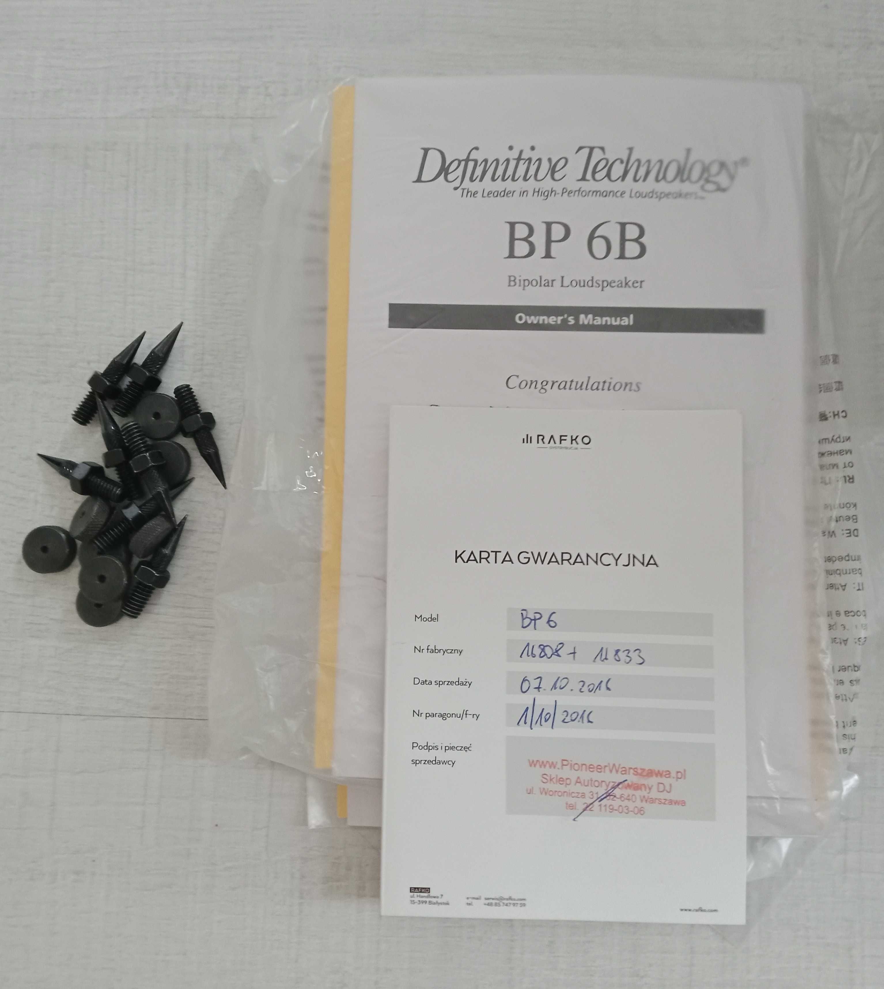 Kolumny Definitive Technology BP-6B