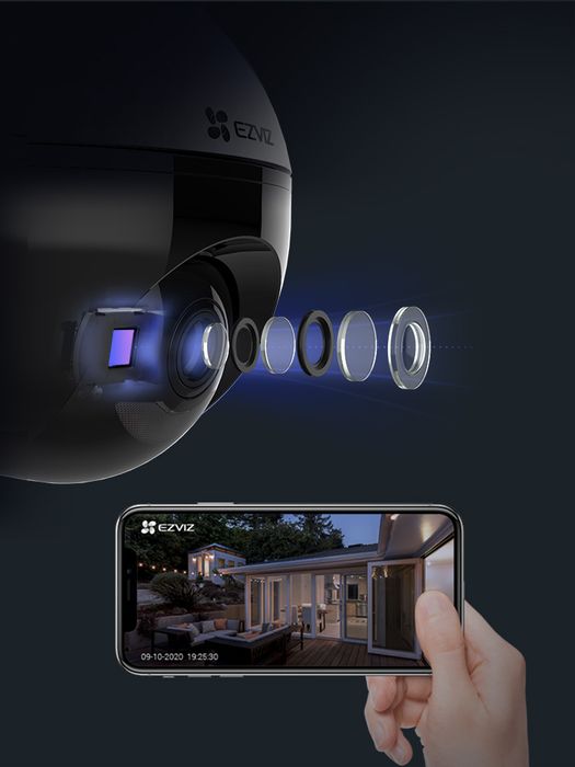 Камера відеоспостереження Ezviz C8C PTZ Full HD 1080P IR30 IP65 WiFi