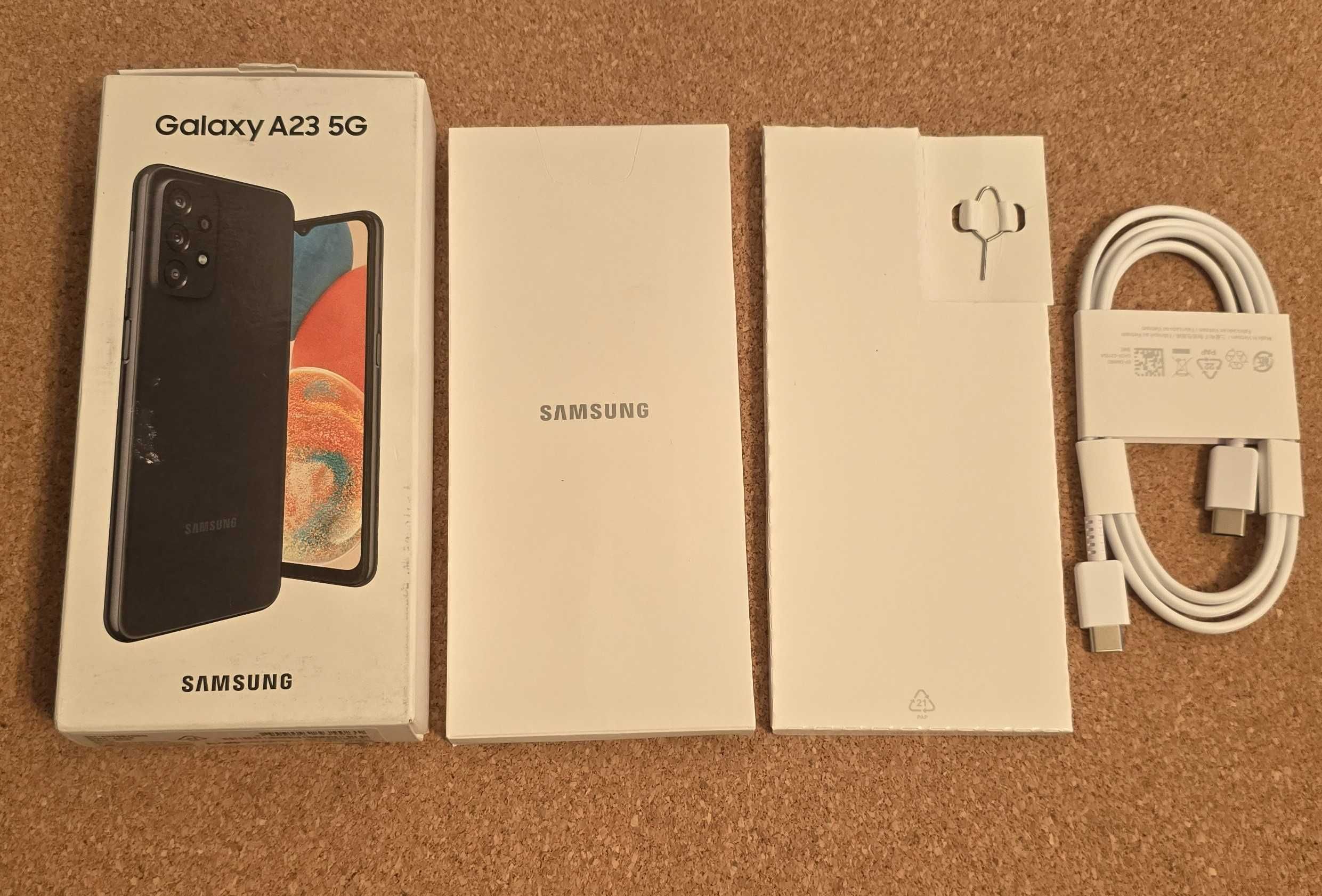 Samsung Galaxy A23 5G SM-A236 B/DSN 4GB RAM/64GB Black Jak NOWY