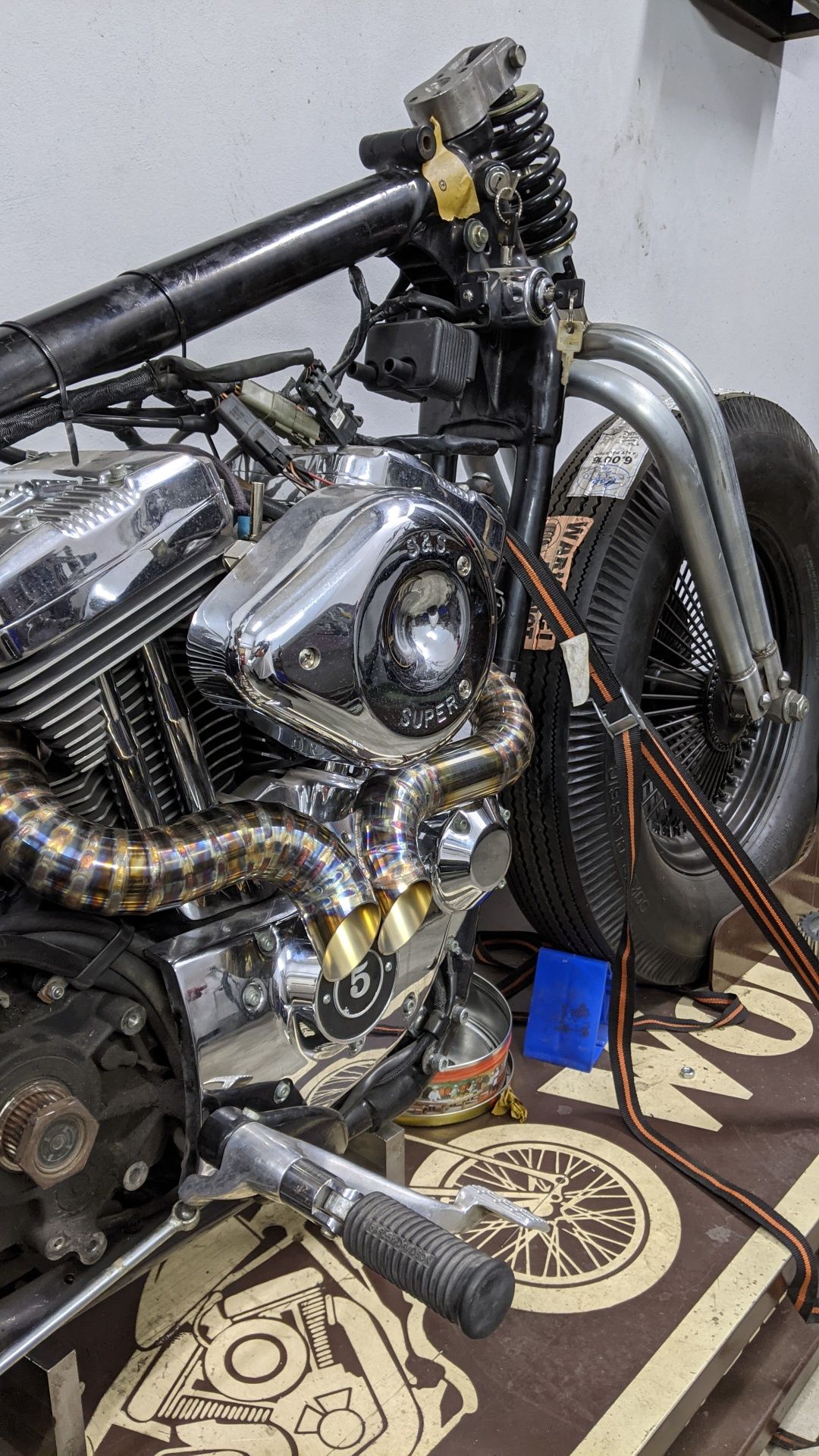 Harley Davidson Sportster выхлоп