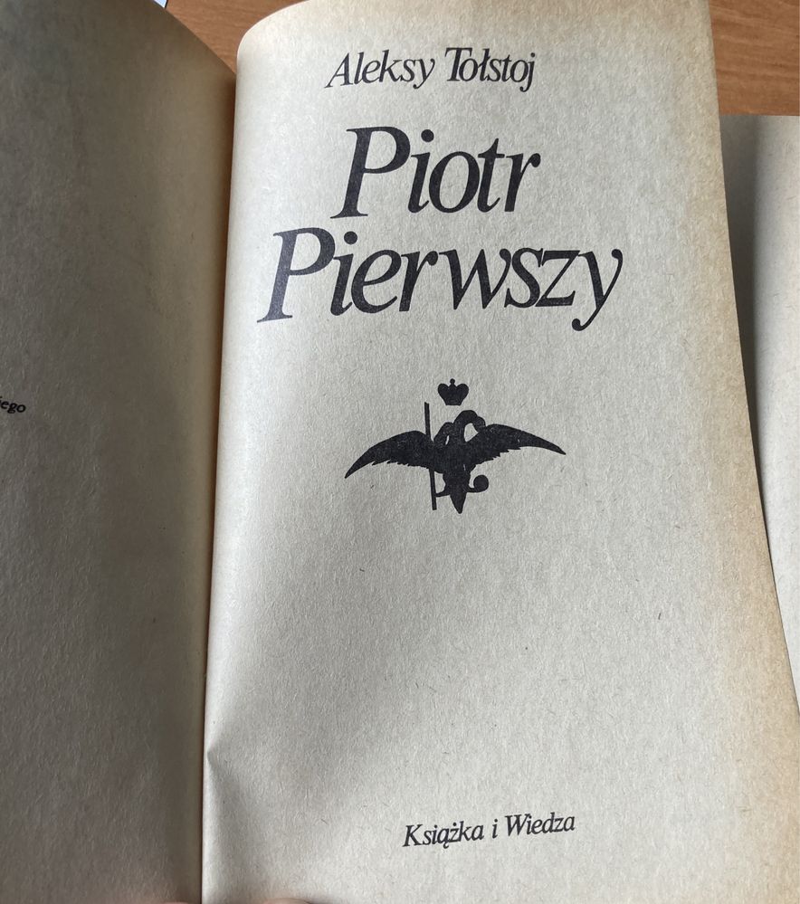 Książka pt,,Piotr pierwszy”1986 rok